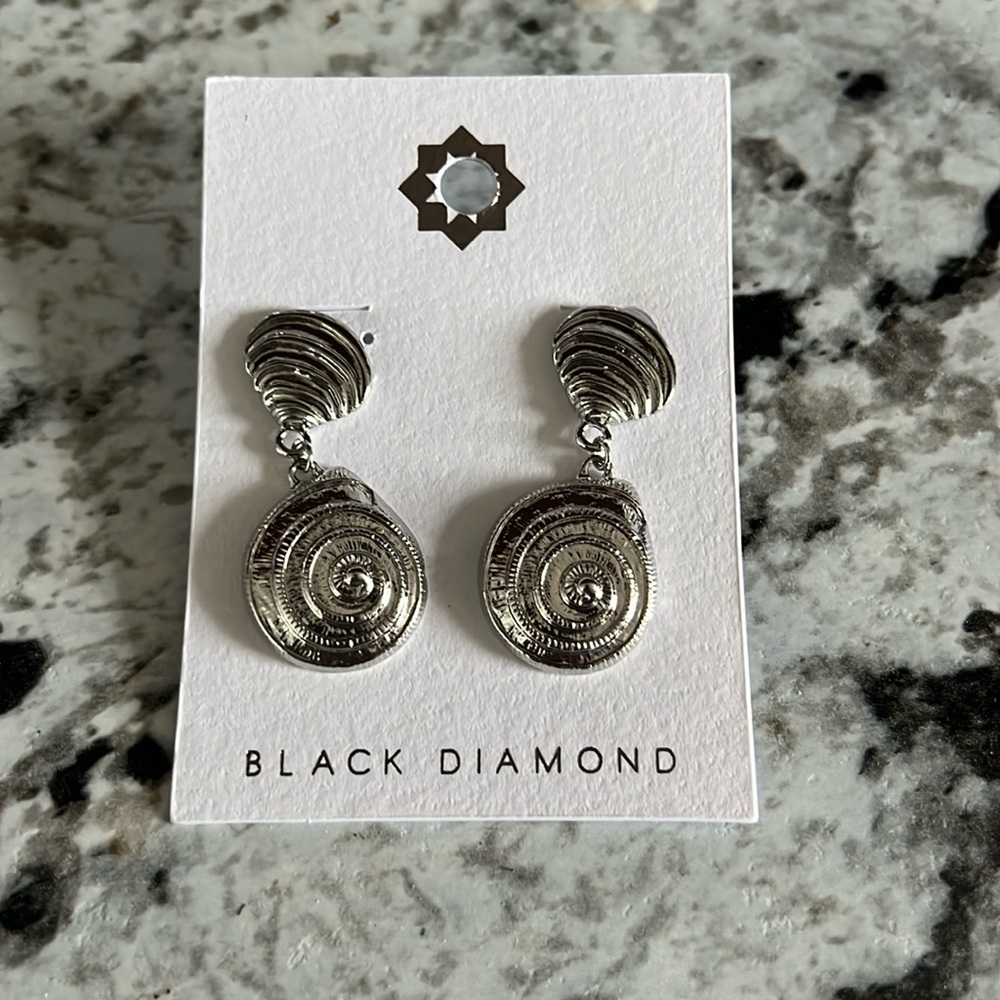 Black Diamond Nautical Earrings